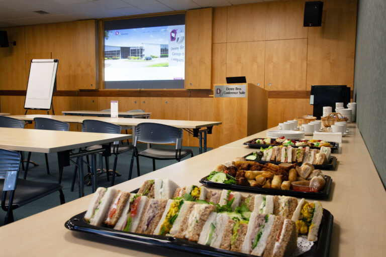 Meeting space with catering